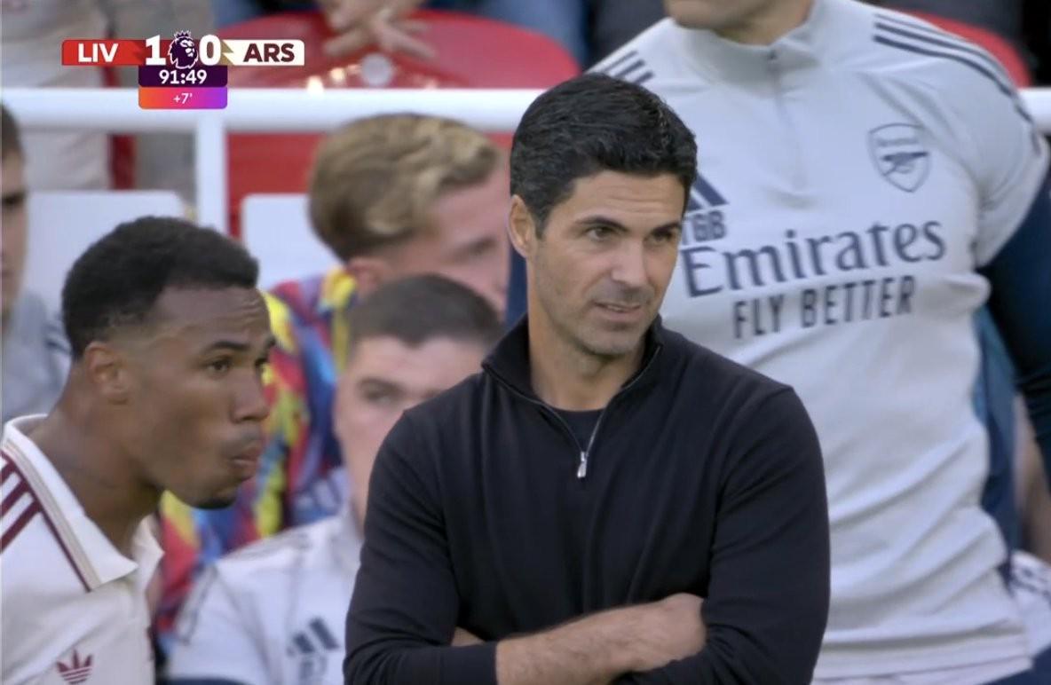 0-1不敌利物浦，阿森纳英超客场连续15场不败遭终结